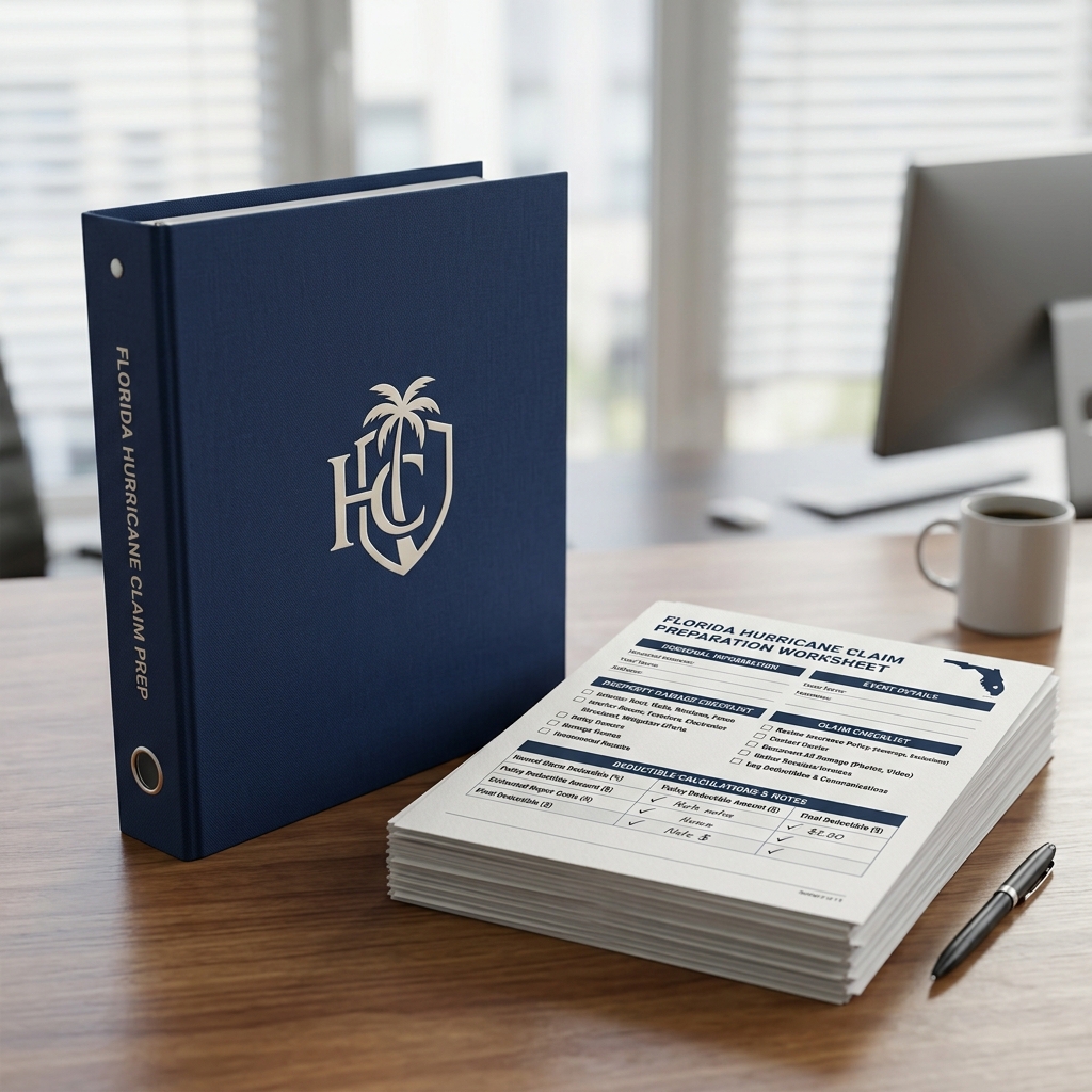 Printable Hurricane Claim Prep Binder